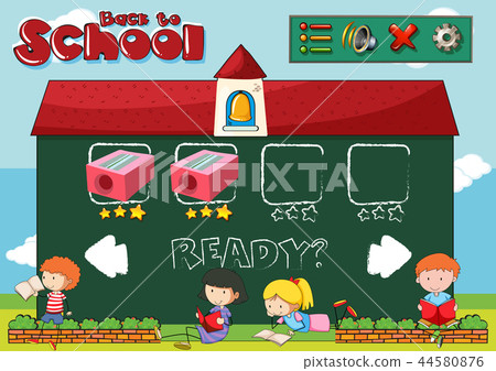 Back to school game template 44580876