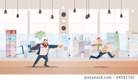 Dismissed, Loss Job. Vector Illustration. Dismissed, Loss Job. Vector Illustration. 44581702