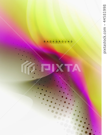 Background abstract color flow, liquid design 44581998