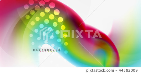 Mixing liquid color flow abstract background. Trendy abstract layout template for business or Mixing liquid color flow abstract background. Trendy abstract layout template for business or 44582009