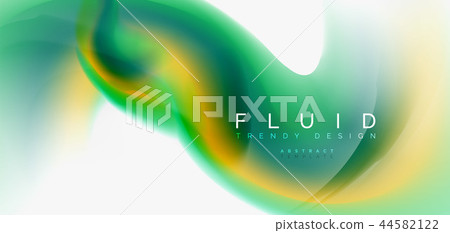 Fluid flowing wave abstract background Fluid flowing wave abstract background 44582122