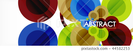 Overlapping circles design background Overlapping circles design background 44582253