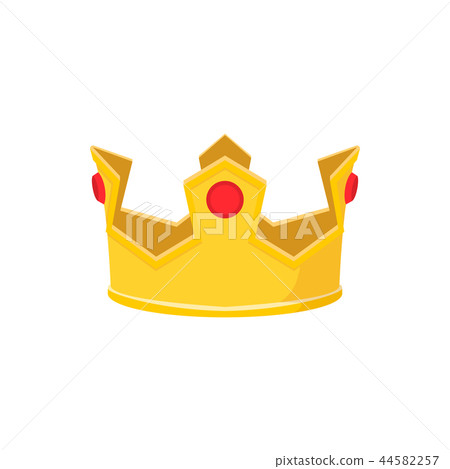 Golden crown cartoon icon Golden crown cartoon icon 44582257