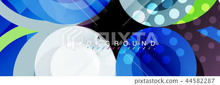 Circle composition abstract background - Stock Illustration [44582287 ...