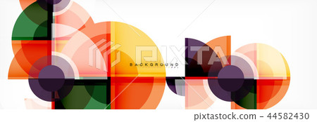 Abstract background bright circles geometric... - Stock Illustration ...