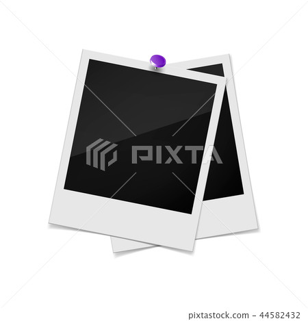 Photo frames on a white background Photo frames on a white background 44582432