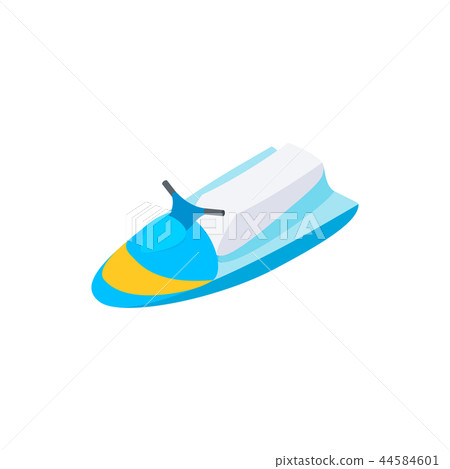 Jet ski 3d isometric icon Jet ski 3d isometric icon 44584601