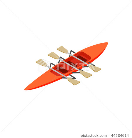 Rowing isometric 3d icon  44584614
