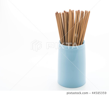 Cutlery holder chopsticks on white Cutlery holder chopsticks on white 44585359