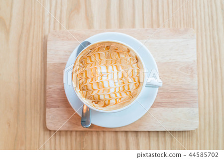 hot caramel macchiato hot caramel macchiato 44585702