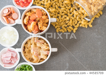 macaroni cheese and ham macaroni cheese and ham 44585709