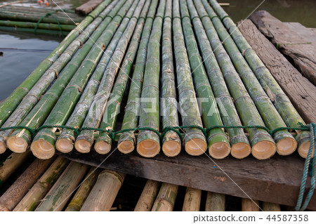 Close up bamboo floating Close up bamboo floating 44587358