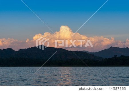 The cloud above the mountain The cloud above the mountain 44587363