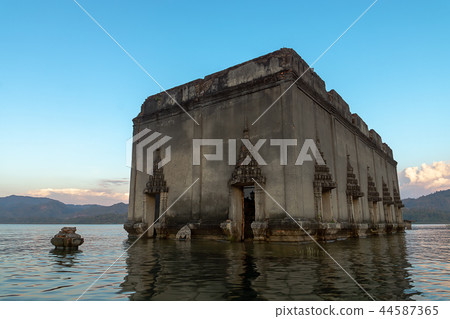 Ancient floating temple 44587365