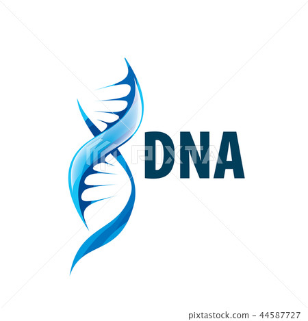 Sign in the shape of a spiral DNA. Vector illustration. Sign in the shape of a spiral DNA. Vector illustration. 44587727