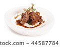 Rack of lamb grill with an a asparagus 44587784