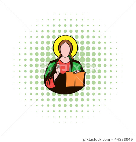 Jesus Christ comics icon-插圖素材 [44588049] - PIXTA圖庫