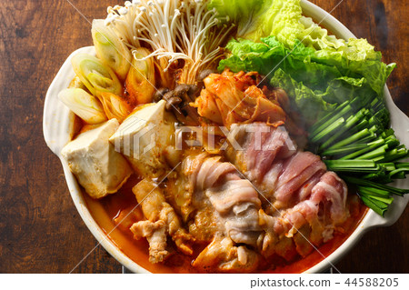 Kimchi pot and chopsticks Kimchi pot and chopsticks 44588205