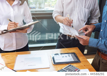Business and finance concept of office working, Business and finance concept of office working, 44588291