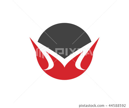 M business letter Logo Business Template Vector 44588592