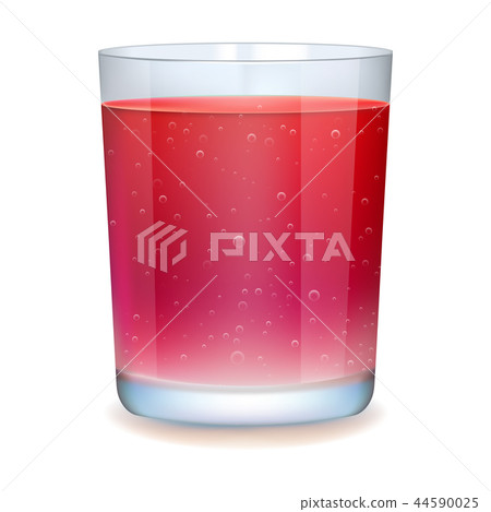 Red realistic cocktail Red realistic cocktail 44590025