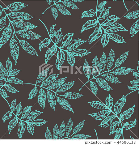Seamless background with colorful autumn leaves. Seamless background with colorful autumn leaves. 44590138