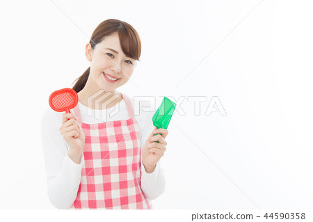 Young female nursery teacher Young female nursery teacher 44590358