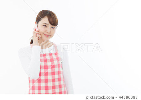 Young female nursery teacher Young female nursery teacher 44590385