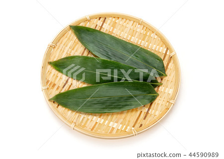 Persimmon leaf and colander 44590989