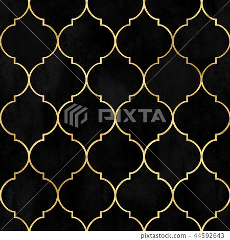 Black moroccan vintage velvet seamless pattern Black moroccan vintage velvet seamless pattern 44592643