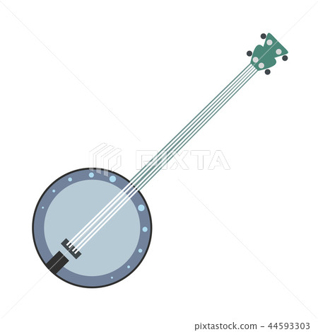 Banjo flat icon Banjo flat icon 44593303