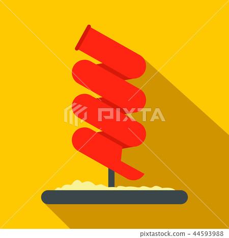 Tubular slide flat icon Tubular slide flat icon 44593988