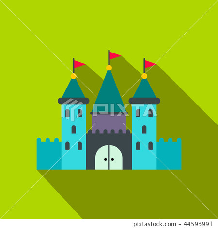 Castle flat icon Castle flat icon 44593991