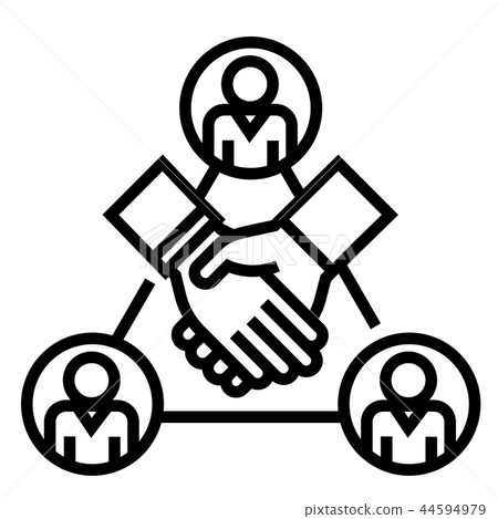 Connection Line illustration Connection Line illustration 44594979