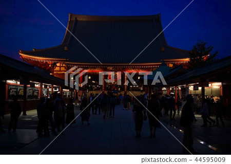 黃昏的淺草寺 44595009