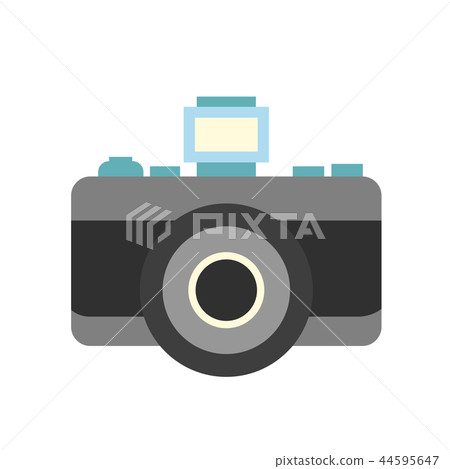 Retro camera flat icon Retro camera flat icon 44595647