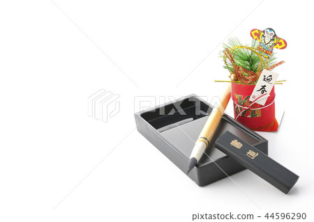 Calligraphy writing and new year decorations Calligraphy writing and new year decorations 44596290