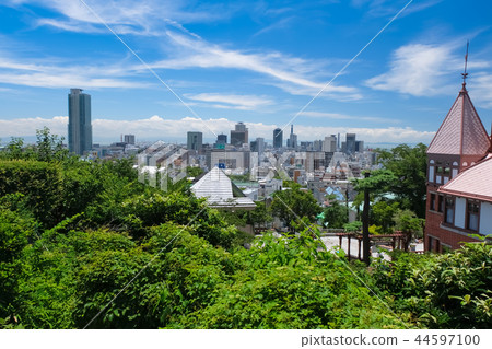 從北野天馬神社的神戶市容 44597100