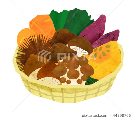 Vegetables harvest illustration Vegetables harvest illustration 44598766