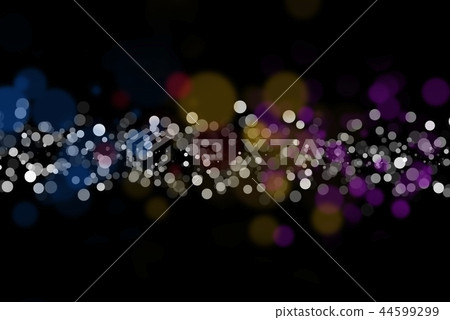 The colorful bokeh on the blurred natural black  44599299