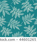 Seamless background with colorful autumn leaves.  44601265