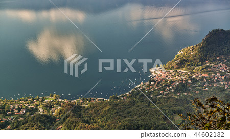 Aerial view on the lake Aerial view on the lake 44602182