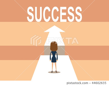 businessman on the road to success in business businessman on the road to success in business 44602635