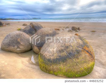 The Moeraki Boulders on Koekohe Beach near Moeraki 44603252