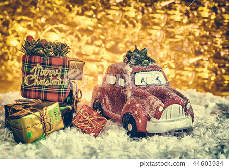 Christmas holiday, miniature car Christmas holiday, miniature car 44603984