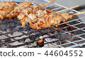 Thai style BBQ pork fat are grilled. 44604552