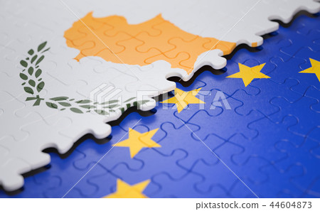 Cyprus European Union Puzzle Flag 44604873