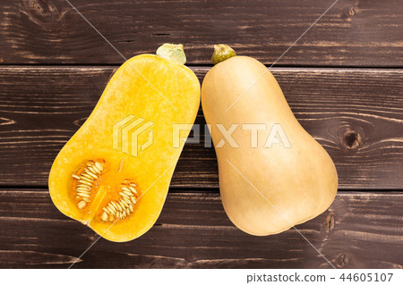Smooth pear shaped orange butternut squash waltham Smooth pear shaped orange butternut squash waltham 44605107