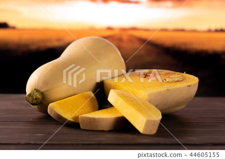 Smooth pear shaped orange butternut squash waltham 44605155