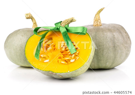 Fresh blue grey pumpkin nagy dobosi isolated 44605574